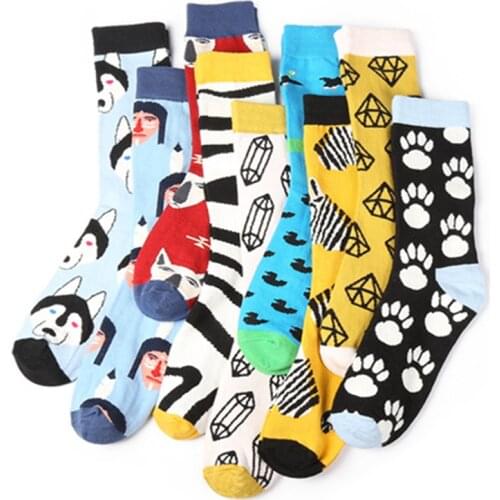 Adult Size Crew Socks Natives Diamonds Zebra Swag Pencils Husky Stripe Fun Indian Indian Pencil Happy Dog Hunt Duck Bomb Paws