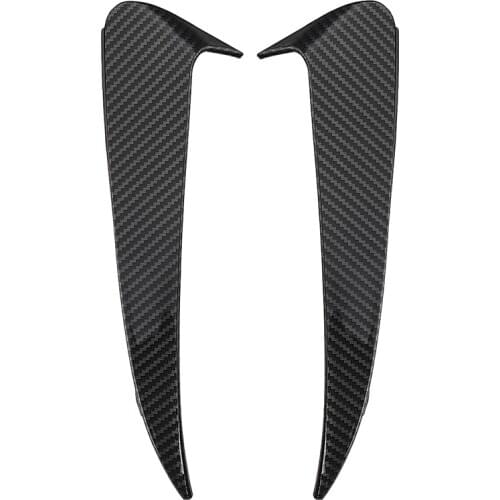 Carbon Fiber Rear Bumper Spoiler Air Vent Cover Side Canard for Mercedes-Benz C Class W205 C43 C63 AMG 2014-2019