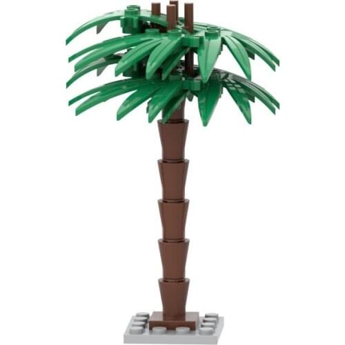 Plant Building Blocks Potted Flowers Tree Park Street View Bench Toys Children Compatible with Major Brand Model MOC Citys