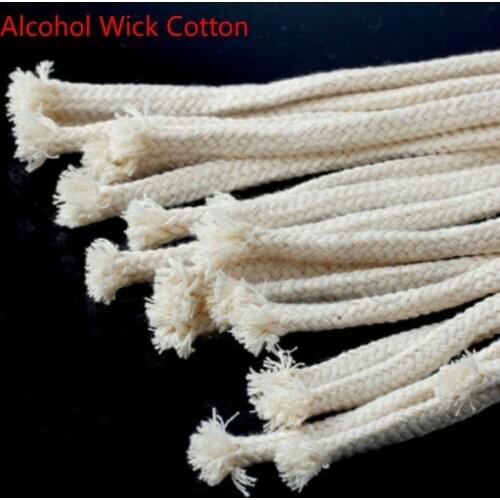 10 pieces/1 pack of 6x400mm alcohol wick cotton laboratory teaching equipment, used to make oil or kerosene wick