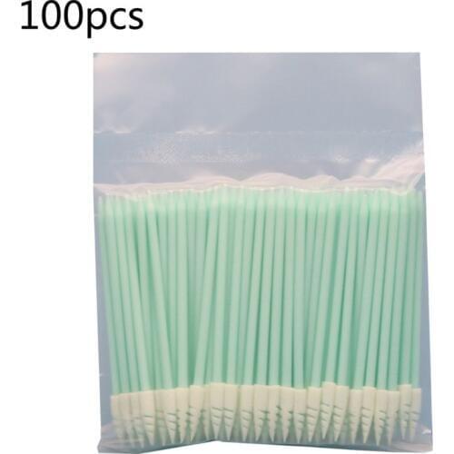 100Pcs Small Pointed Tips Cloth Head Cleaning Swab Lint Dust Free Sponge Sticks 667D