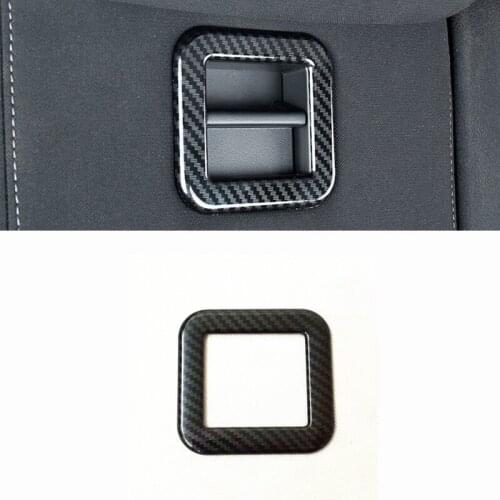 ABS Carbon fibre For Honda CR-V CRV 2017 accessories Car Rear handrail Switch frame decoration Cover Trim Car-styling 1pcs