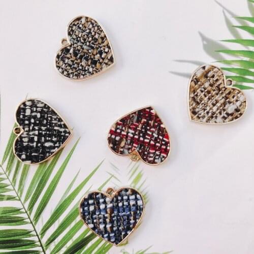 Alloy Love Pendant Necklace Charms DIY Material Jewelry Earring Accessories