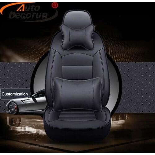 AutoDecorun Cowhide Custom Seat Cover Car for Hyundai Equus Accessoires Automobiles Seat Covers Genuine Leather Cushion Supports