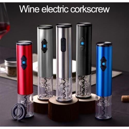 Automatic Red Wine Bottle Opener Foil Cutter Electric Red Wine Openers Jar Opener Kitchen Accessories Gadgets Bottle Opener