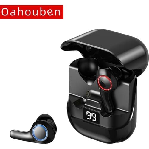 PT08 Digital Display Bluetooth Headset hifi headset With Microphone Stereo for oppo huawei earbuds official store gaming headset