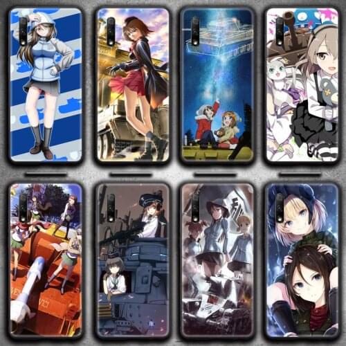 Anime Girls Und PANZER Phone Case For Huawei Nova 6se 7 7pro 7se honor 7A 8A 7C 9C Play