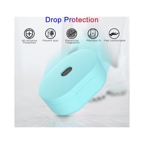 Colorful Silicone Case For Redmi Airdots Wireless Headphone Charging Box Cover Anti-dust Resist-scratch Protective Sleeve