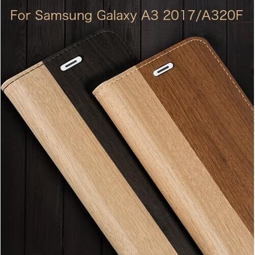 Leather Phone Case For Samsung Galaxy A3 2017 Business Case For Samsung Galaxy A5 2017 Flip Book Case Soft Silicone Back Cover