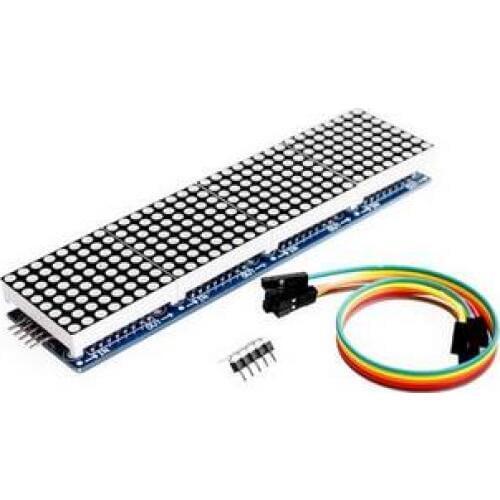 MAX7219 Dot Matrix Module Red LED 4 in1 Display /w 5Pin 20cm cable