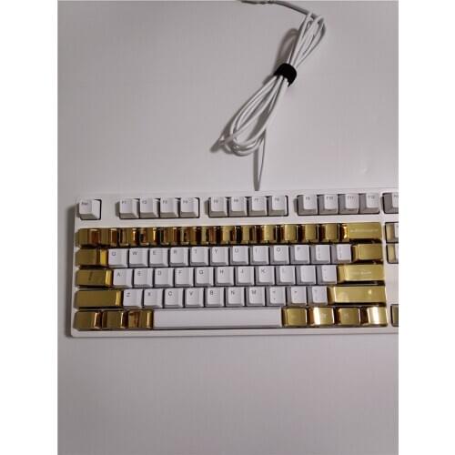 Mechanical keys modifier cherry mx OEM LOL CS GO gaming metal keycap golden caps 37 keys