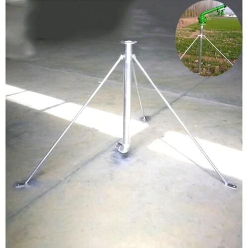 Metal Stand for Irrigation System 2" Big Rain Gun Sprinkler Stand Connect Rain Gun sprinkler metal tripod Stand