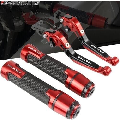 Motorcycle 2014-2017 msx125 CNC Adjustable Foldable Brake Clutch Lever Handle Grips For Honda MSX125 MSX-125 2014 2015 2016 2017