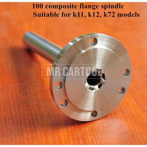 MR CARTOOL Flange Spindle Homemade Lathe 80 Chuck 100 Chuck 16mm-19mm Through hole shaft Car Repair Tool