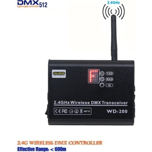New Style 2.4Ghz Wireless DMX Receiver And Transmitter Controller 2 in 1 both Way Led Stage Lighting Controller