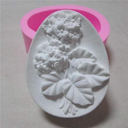 Great-Mold Beautiful Flower DIY Soap Mold Silicone Mold For Handmade Soap