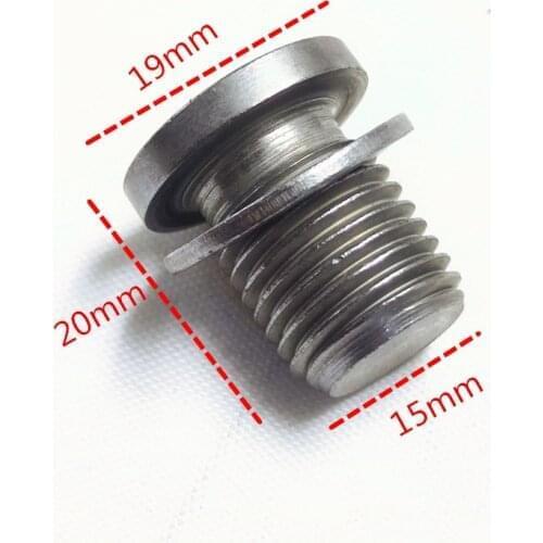 RWSYPL Engine Oil Drain Plug Oil Drain Sump Nut & Gasket For Golf 4 MK4 golf 7 5 6 Passat B6 Octavia Seat Ibiza N91086801