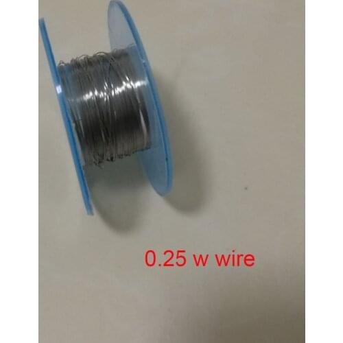 0.25mm Dia High Purity Industry Experiment DIY Alkaline washed Tungsten Wire Vacuum Heating W Material 10 meters