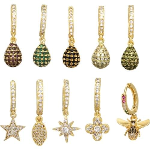 QMHJE Earrings Rings