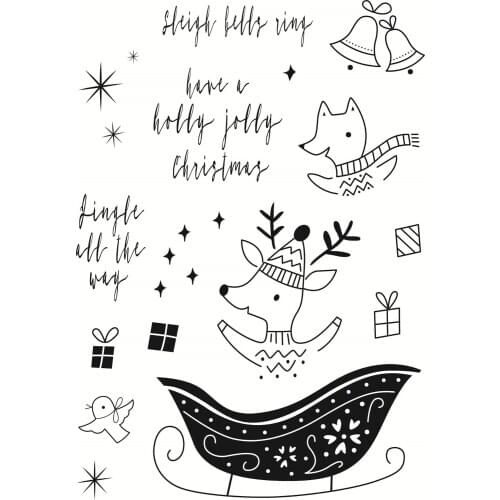 11x16 animal Ttransparent Clear Stamps Silicone Seals for DIY scrapbooking photo album Card Making