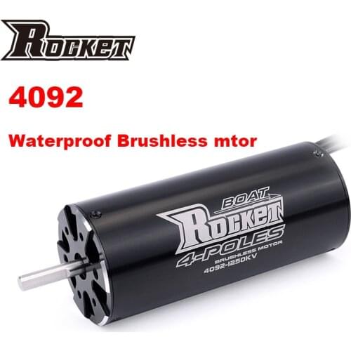 SURPASS HOBBY motor Rocket 4092 1520KV 1250KV Brushless Motor for Traxxas Catamaran Spartan RC Boat Car Blast Traxxas Trx4