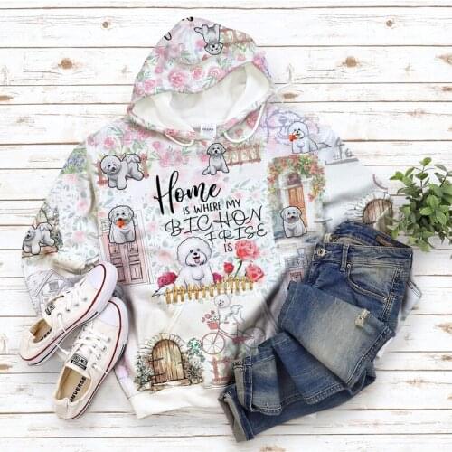 Hot Sale Men Clothing Usa Size Oversized Hoodie Anime Printing Hawaii Dog Women Hooded Long Sleeve Streetwear