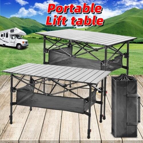 Outdoor Picnic Folding Table Portable Folding Table Camping Table Camping Kitchen Table Folding Camping Table Elevated Table