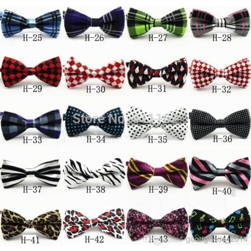 Unisex gravatas de seda Free shipping-bowties mens ties mens bow ties men bow tie pure color bowtie 100pcs lot 324
