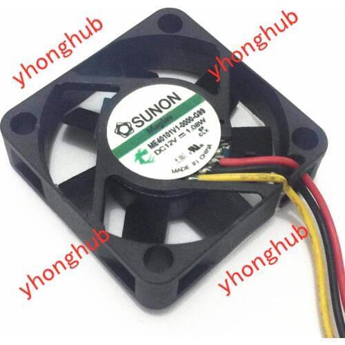 SUNON ME40101V1-0000-G99 DC 12V 1.08W 3-Wire 40x40x10mm Server Cooling Fan