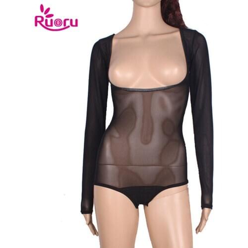 Ruoru 10 Colors Leotard Belly Dance Tops Dancewear Long Sleeves Bellydance Accessories Women Bodysuit Bottoming Practice Wear