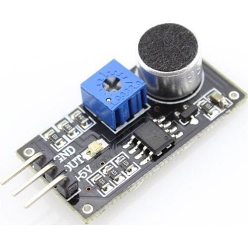 Elecrow Sound Sensor Module 3 pin Voice Sound Detection Sensor Amplifier LM393 Electret Electronics DIY Microphone Kit