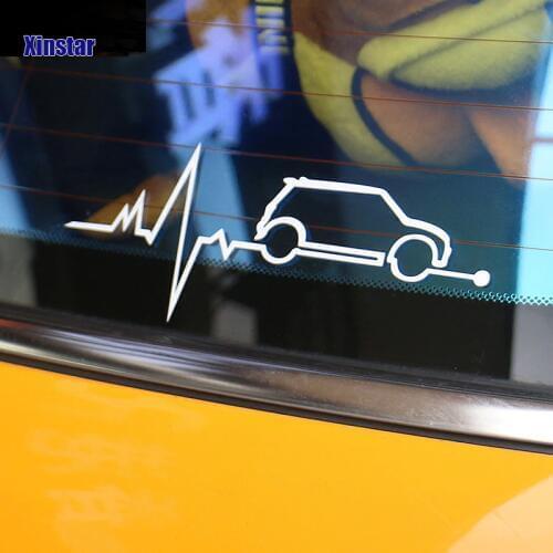 2pcs Car sticker For bmw MINI Cooper One countryman R55 R56 R57 R58 R59 R60 F57 F56 F54 F55 F60