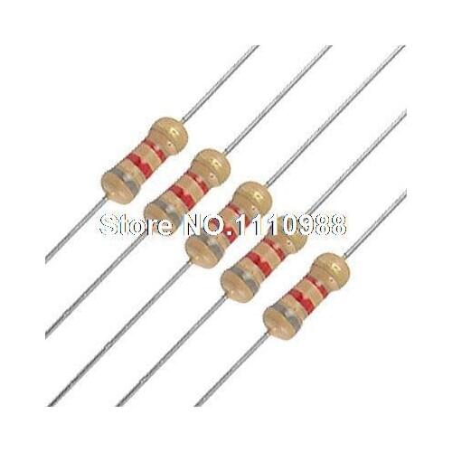50 x 1/4W 250V 8.2K ohm 8K2 Carbon Film Resistor Through Hole