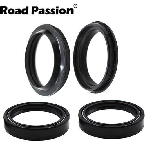 Road Passion Motorcycle 43*55*11 Front Fork Damper Shock Absorber Oil Seal and Dust Seal For Yamaha WR250 WR500 FZR400 WR 250