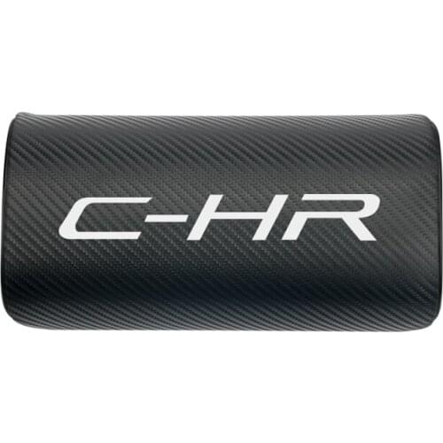 Car neck pillows both side pu leather single headrest case for Toyota C-HR CHR Harrier Alphard Vellfire Car Styling