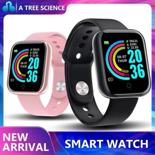 Bluetooth Y68 Smart Watch Men Sport Smartwatch Heart Rate Monitor Blood Pressure Tracker Fitness Bracelet For IOS Android