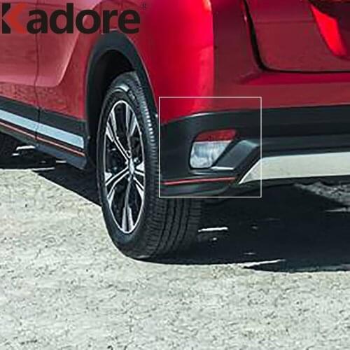 Car Accessories Fit for Mitsubishi Eclipse Cross 2017 2018 2019 ABS Chrome Rear Tail Fog Light Lamp Cover Trim Foglamp Protector