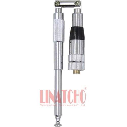 Metal Bendable UHF 400-470MHz ham radio telescopic two way radio antenna sma female connector