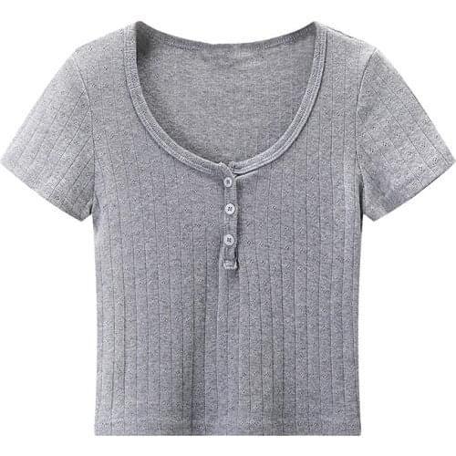Sweet Women Soft Cotton O Neck T-shirt 2021 Summer Fashion Ladies England Style T-shirt Female Solid Color T-shirt Top