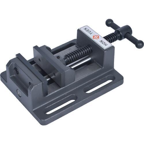 Guide bar type heavy precision drilling machine flat pliers bench drill / milling machine fixture 8 inch vise