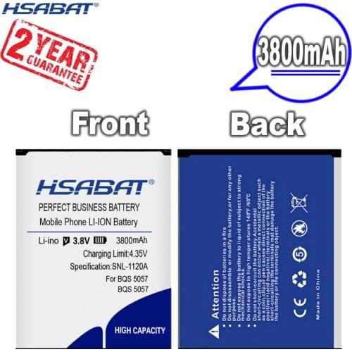 New Arrival [ HSABAT ] 3800mAh BQS-5057 Replacement Battery for BQ BQS 5057 BQ-5057 BQ5057 STRIKE2