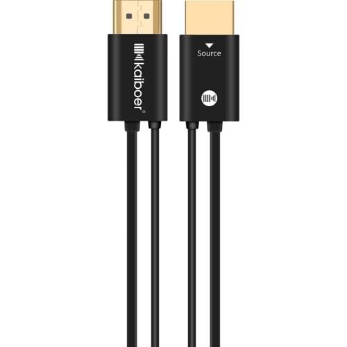Kaiboer Optic Fiber HDMI Cable,Super Thin Detachable HDMI2.0 Cable Supports HDR, ARC, 3D, Optic Fiber Hdmi for Apple TV, HDTV