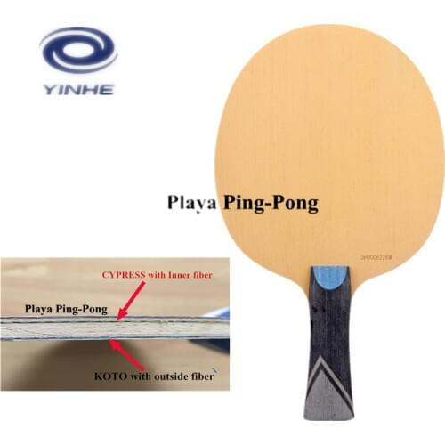 Original yinhe Galaxy PRO 11s CYPRESS Table Tennis Blade PRO11S 5wood + 2 Carbon Ping Pong Racket Double-sided Heterogeneous