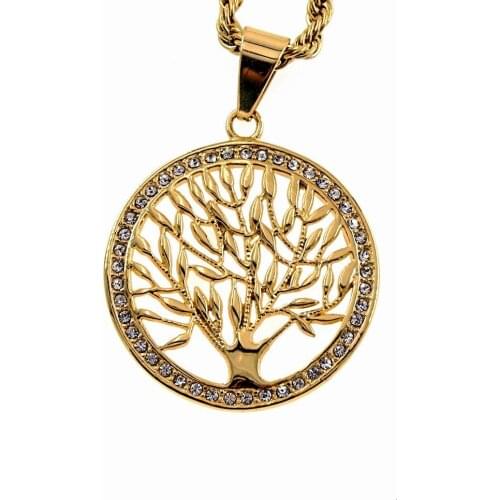 Mens Necklace Tree of Cabala Pendant Long Necklace Women Kabala/Qabalah/Kabbalah religious Necklace