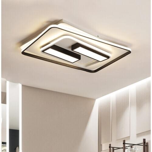 Simple modern ceiling lamp household rectangular personality creative dining room living room bedroom led lamp