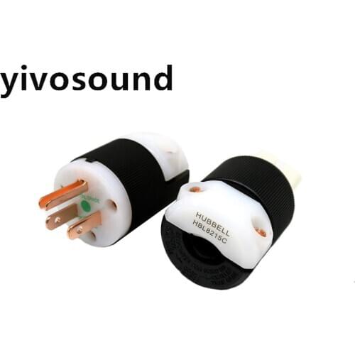 OEM HIFI Red Copper US connector Audio Speaker Connector IEC hospital grade female male power plug