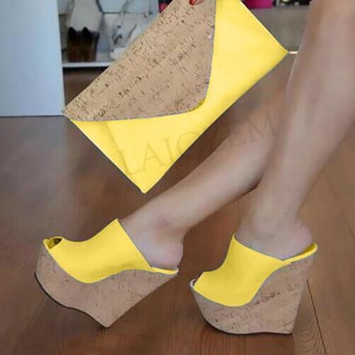 Women Summer Platform Wedges Pumps Sandals High Heels Mules Tenis Anti Slippery 2020 Ladies Female Shoes Woman Big Size 41 44 52