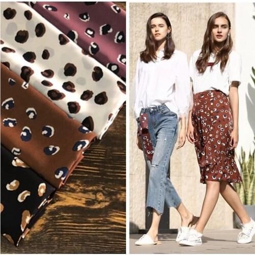 0 Autumn WOMENS Dress Clothing Fabric DIY Cloth New Style Printed Dress Tops Linen Chiffon Floral Print/1 M