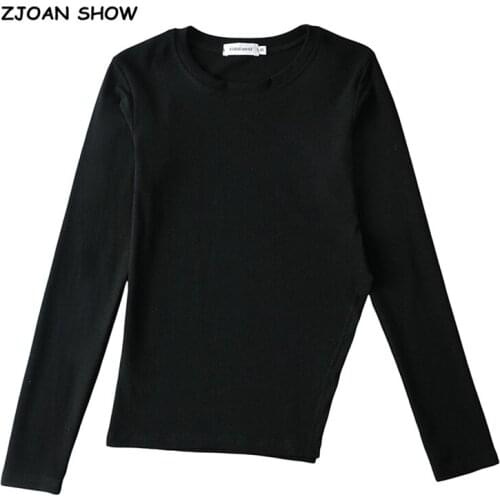 Женские хлопковые футболки ZJOAN SHOW China At AliExpress