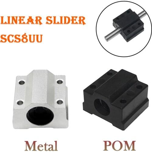 1pcs 3D Printer Parts SC8UU SCS8UU 8mm Linear Motion Ball Bearing Slide Bushing Linear Shaft for CNC for 3D printer